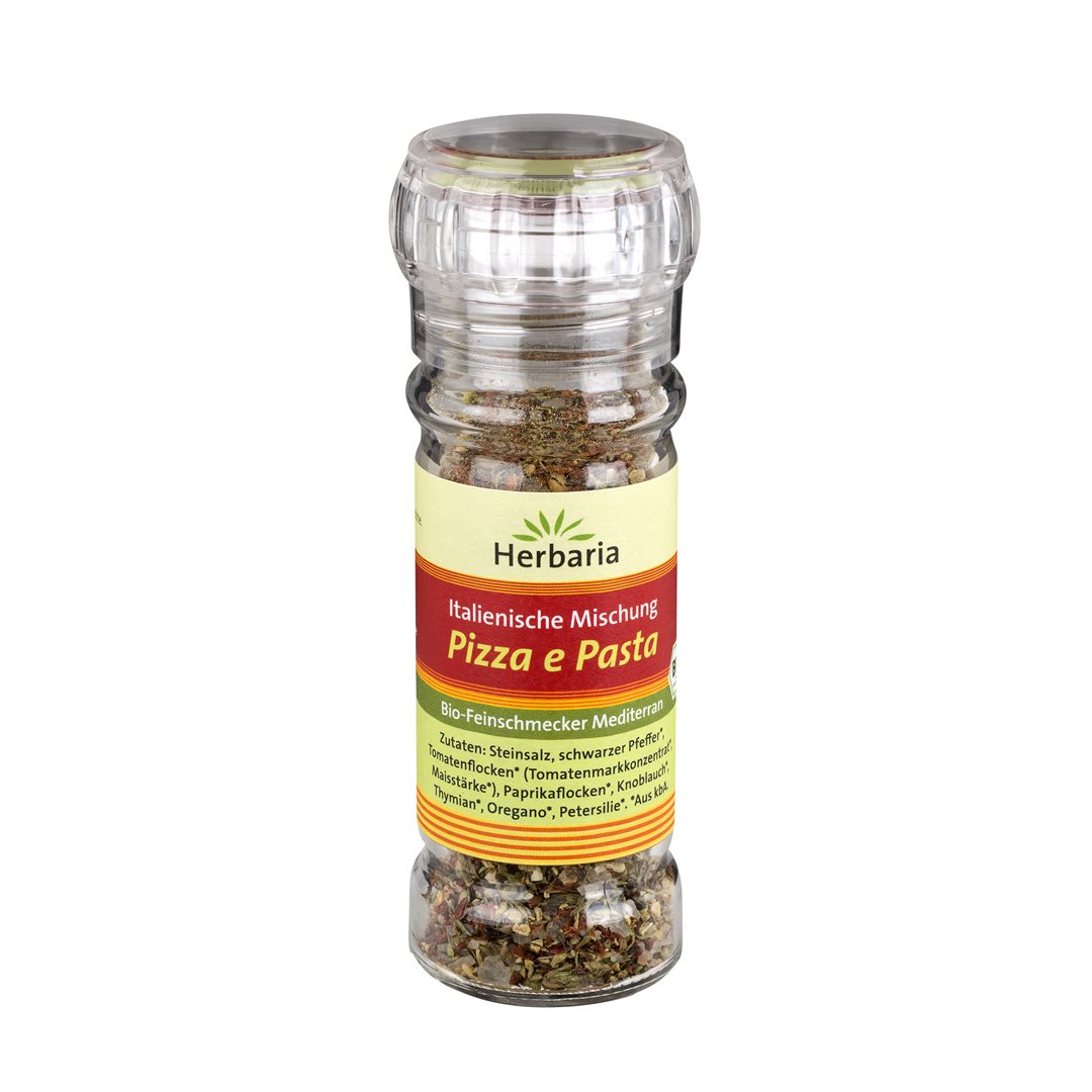 Herbaria Pizza e Pasta Organic Seasoning Salt Mill (50g)