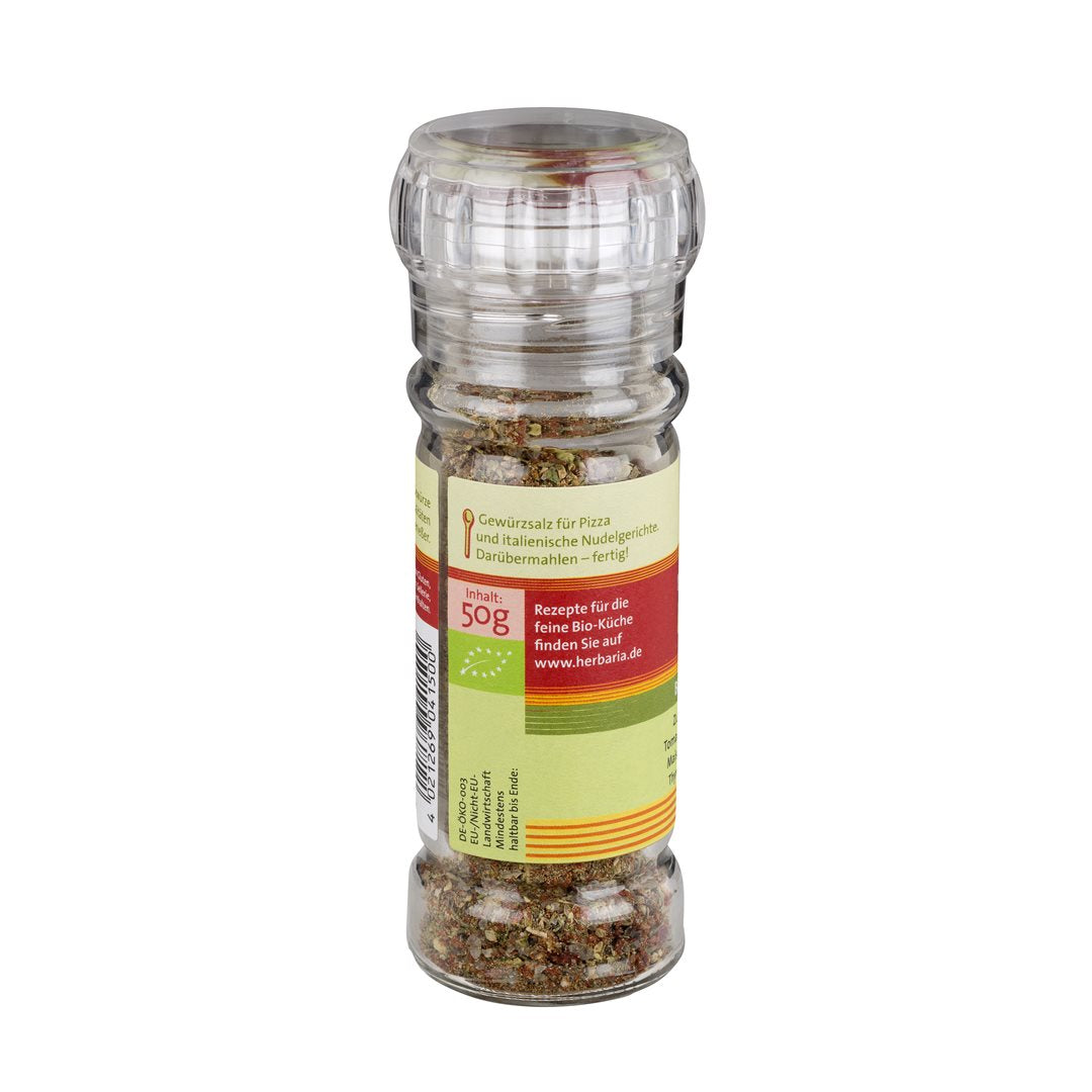 Herbaria Pizza e Pasta Organic Seasoning Salt Mill (50g)