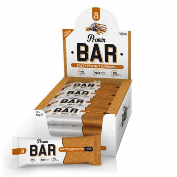 Nanosupps Protein Bar Salty Peanut Caramel (12x60g)