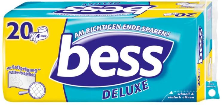 bess Toilettenpapier Deluxe 4-lagig (20 Stk)