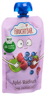 FRUCHTBAR Bio Quetschie Apfel-Waldfrucht (100g)