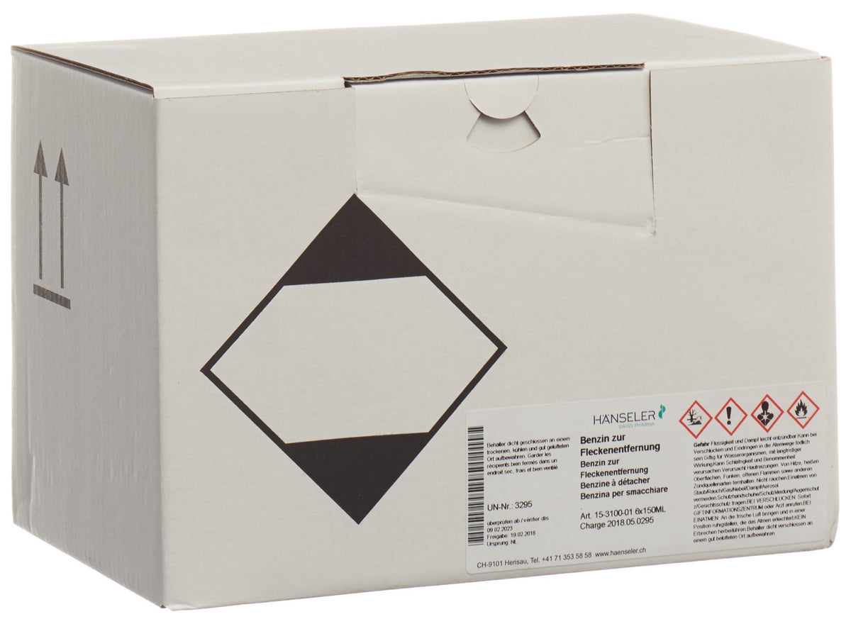 Hänseler TOP TEN Benzin zur Fleckenentfernung (6x150ml)