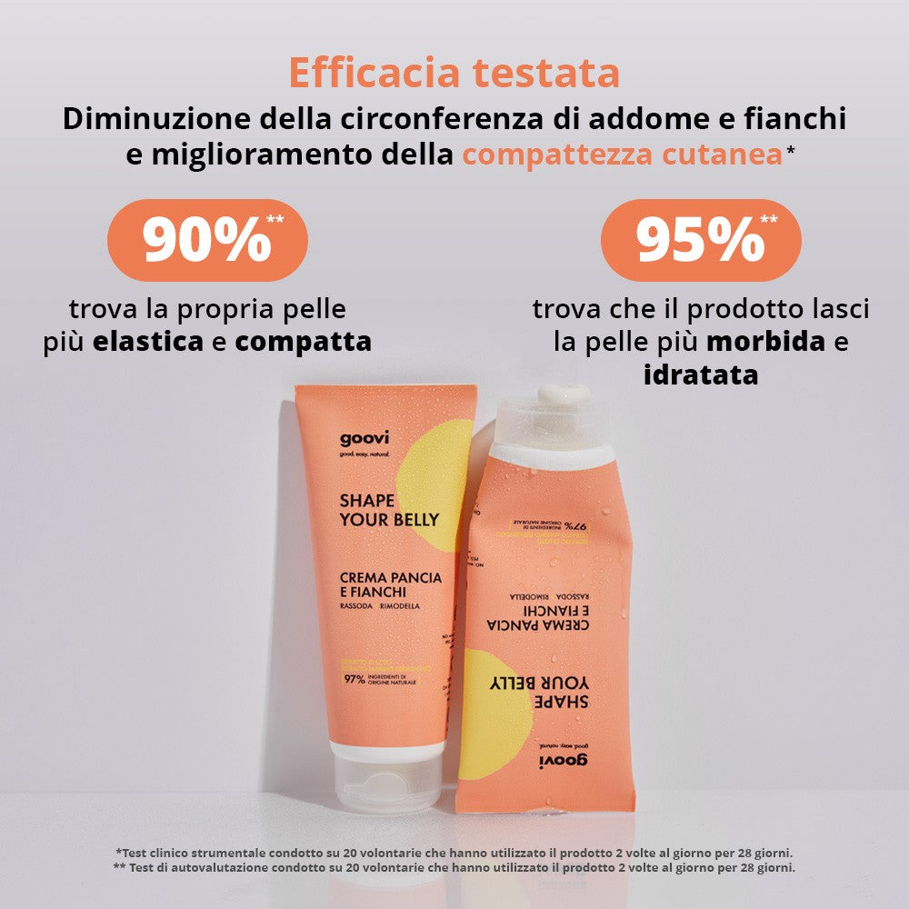 Goovi SHAPE YOUR BELLY Creme für Bauch und Hüfte (200ml)