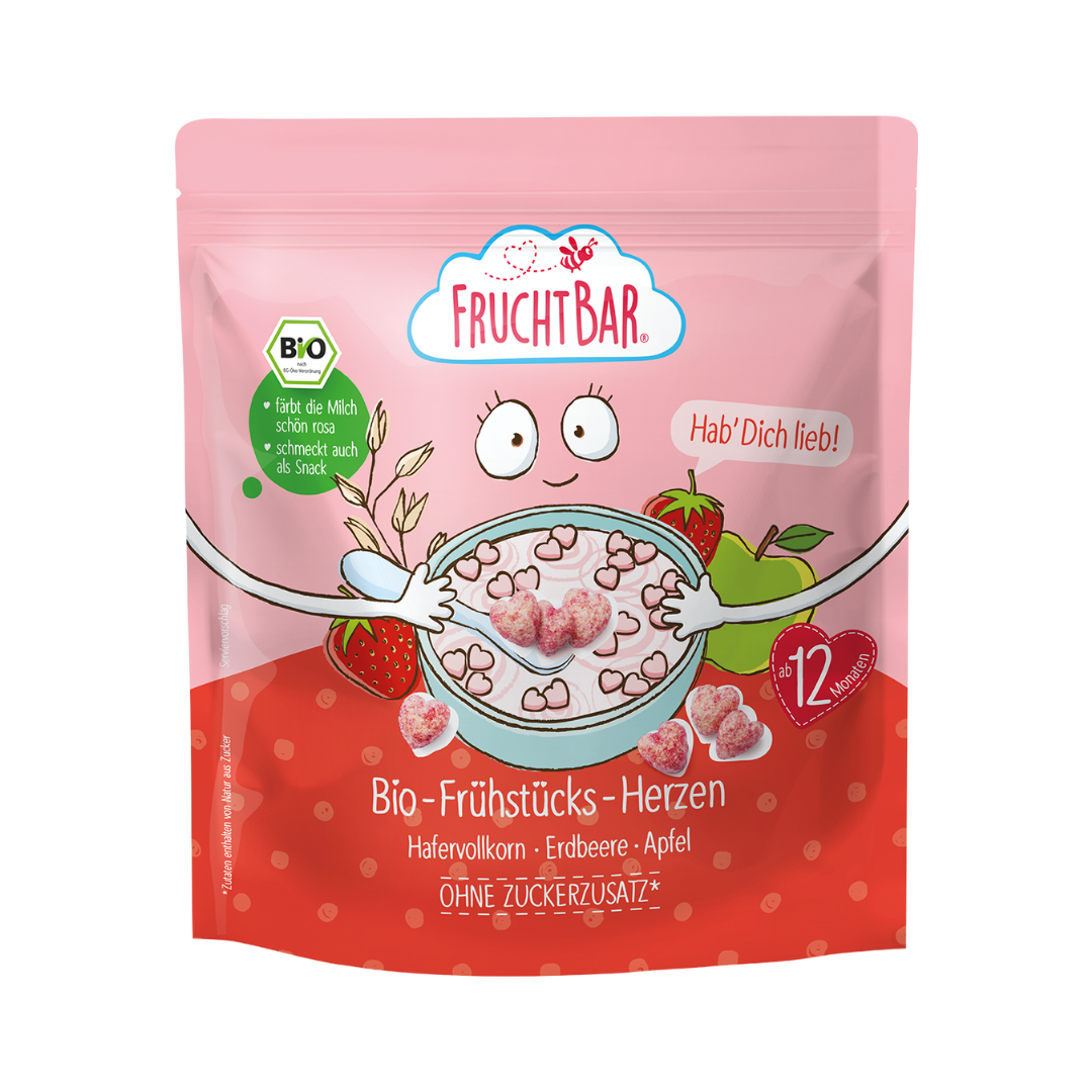 FRUCHTBAR Bio Frühstücks-Herz Hab Dich lieb (125g)
