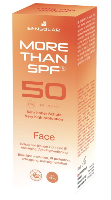 SENSOLAR more than face cream Anti-Aging LSF 50 (50ml)
