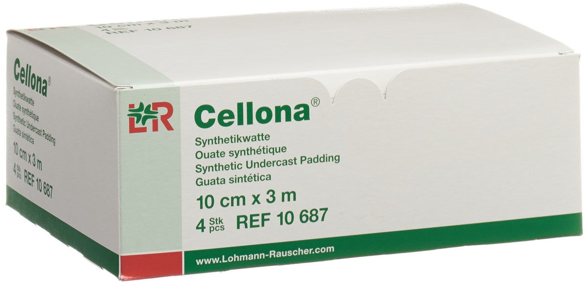 Cellona Synthetikwatte 10cmx3m weiss Rolle (4 Stk)