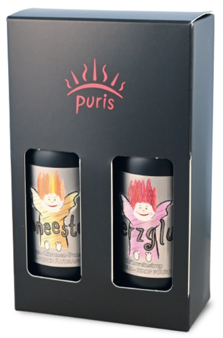 PURIS Geschenkkarton Schneestern & Herzglut (2x25ml)