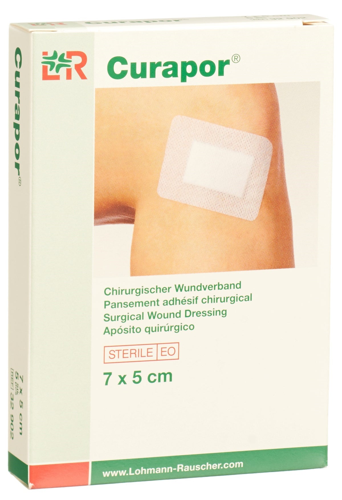 Curapor Chirurgisch Wundverband 7x5cm steril (5 Stk)