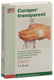 Curapor transparent Wundverband 7x5cm (5 Stk)