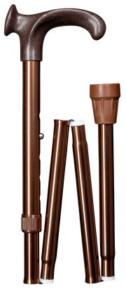 GASTROCK Faltstock mit Hartholzgriff bronze (1 Stk)