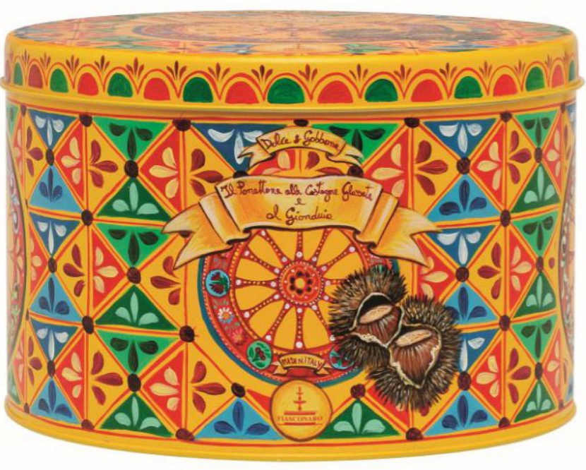 Fiasconaro D&G Panettone mit Kastanien und Gianduja Schokolade (1kg)