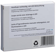 SUNDO Handlupe mit LED-Beleuchtung rechteckig (1 Stk)