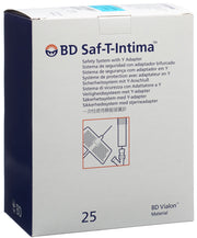 BD Saf-T-Intima 22G, 0.9x19mm mit Y-Anschluss, blau (25 Stk)