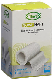 flawa NOVA HAFT kohäsive Gazebinde, 8cmx4m (1 Stk)