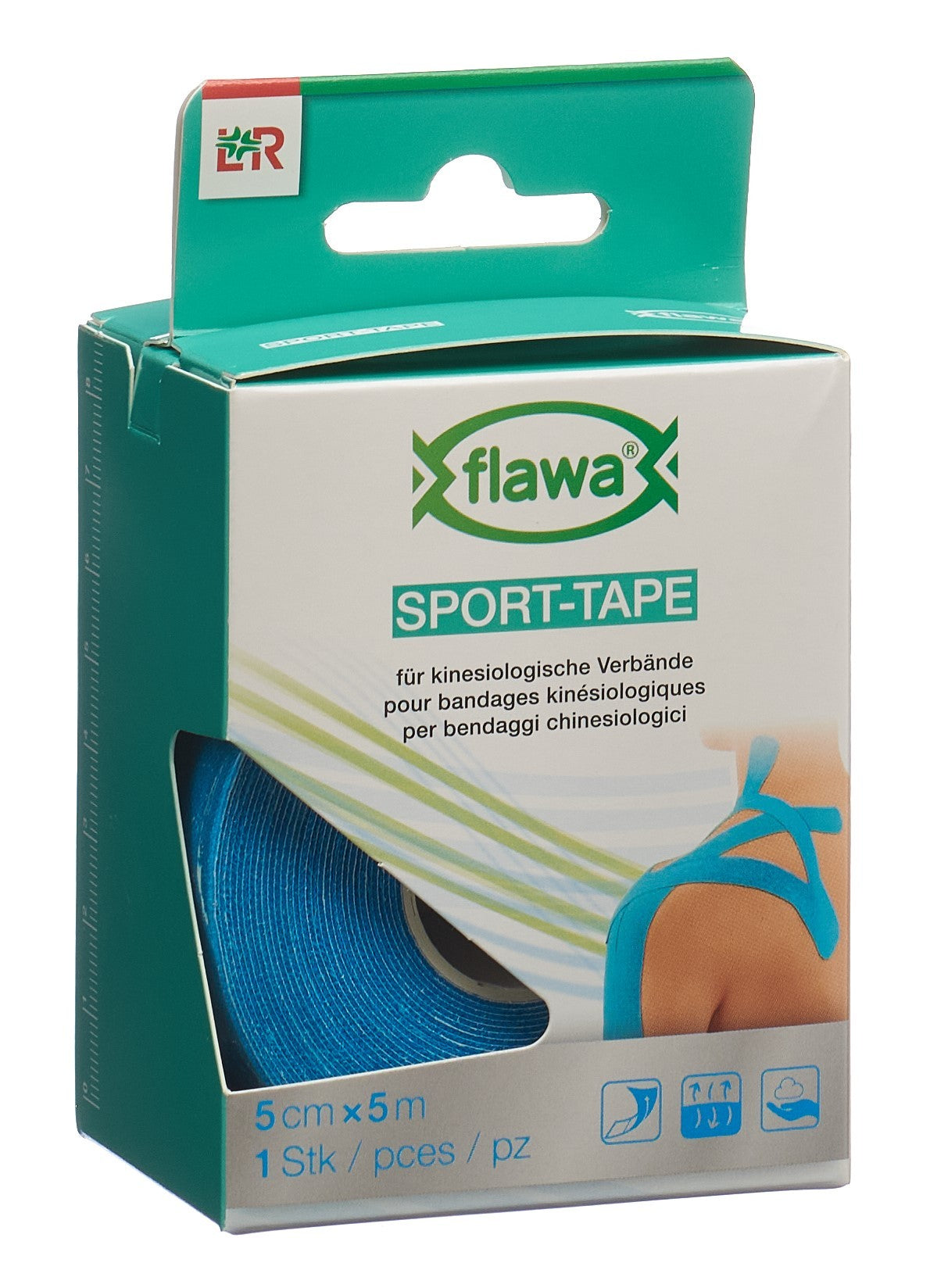 flawa SPORT-TAPE 5cmx5m, blau (1 Stk)