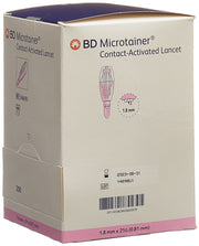 BD Microtainer kontaktaktivierte Lanzetten 21Gx1.8mm pink (200 Stk)