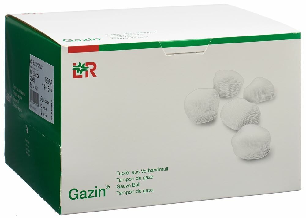 Gazin Set 5 Tupfer Grösse 3 mit RK steril (25 Stk)