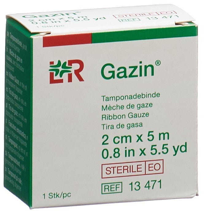 Gazin Tamponadebinden 2cmx5m steril (1 Stk)