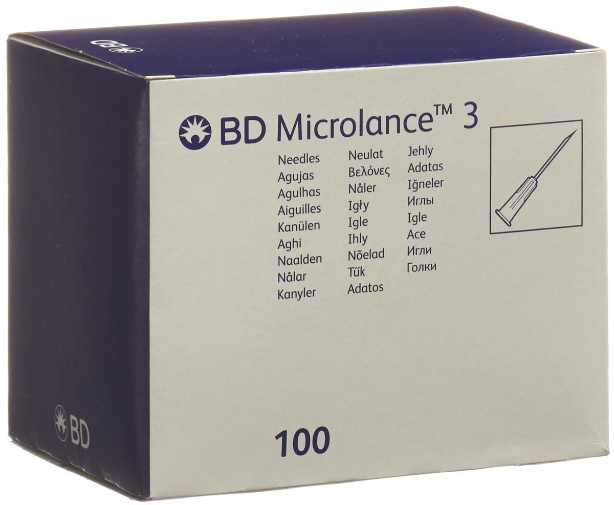 BD Microlance 3 Injektion Kanüle 0.50x16mm orange (100 Stk)