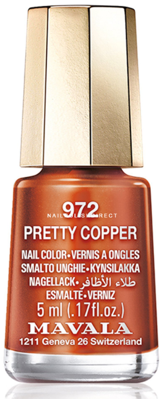 Mavala Mini Color's 972 Pretty Copper (5ml)