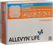 ALLEVYN LIFE Silikon-Schaumverband 10.3x10.3cm (10 Stk)