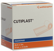 CUTIPLAST Meterware Vliesstoffverband, 8cmx5m, weiss (1 Stk)
