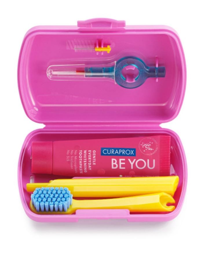 Curaprox Travel Set, pink (1 Stk)