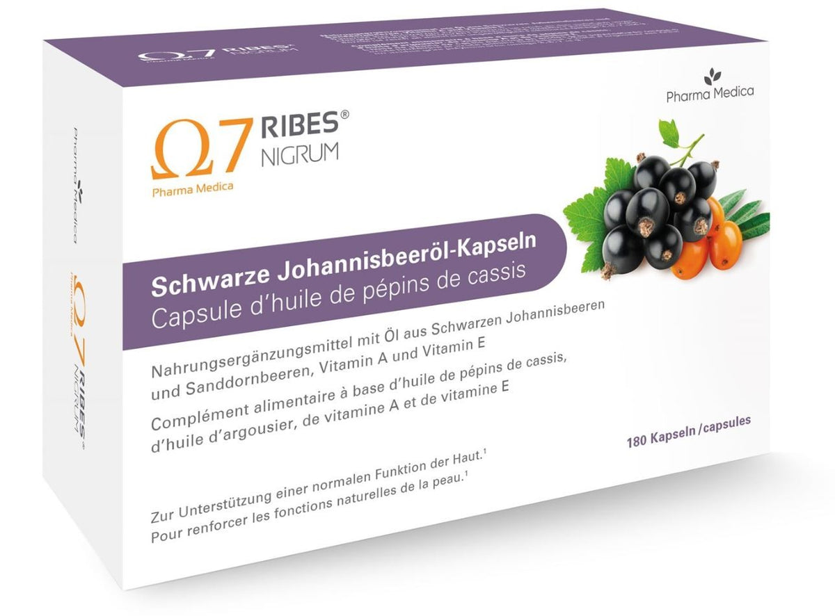Ribes Nigrum Schwarze Johannisbeeröl Kapseln (180 Stk)