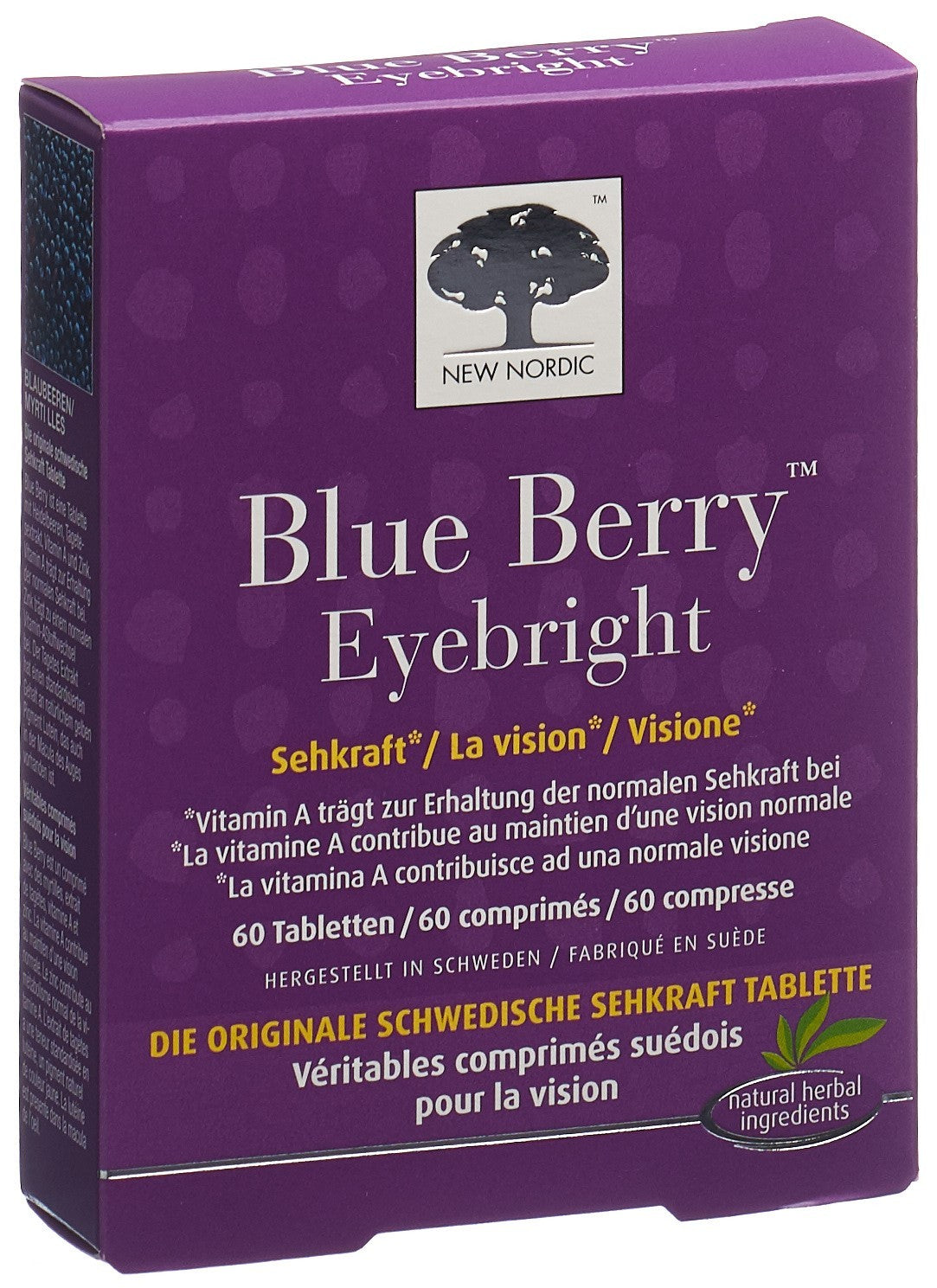 NEW NORDIC Blue Berry Eyebright (120 Tabletten)