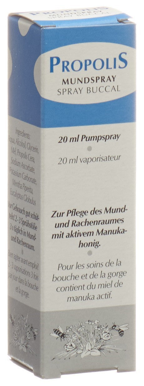 PROPOLIS Mundspray mit aktiven Manukahonig (20ml)
