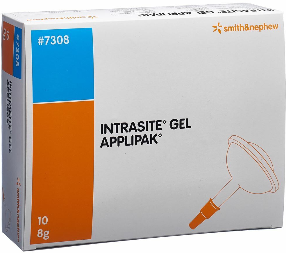 INTRASITE GEL Applipak Hydrogel Wundverband (10x8g)