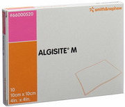 ALGISITE M Alginat Kompressen, 10x10cm (10 Stk)