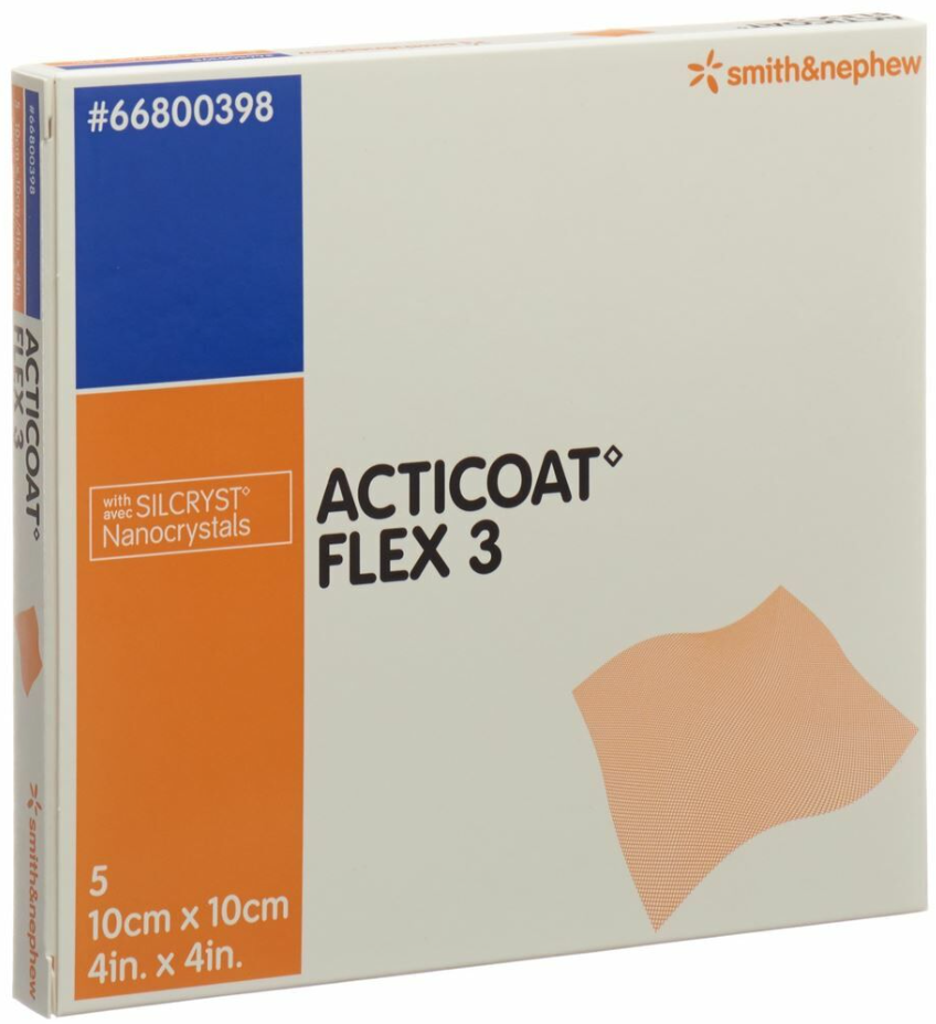 ACTICOAT FLEX 3 Wundverband, 10x10cm (5 Stk)