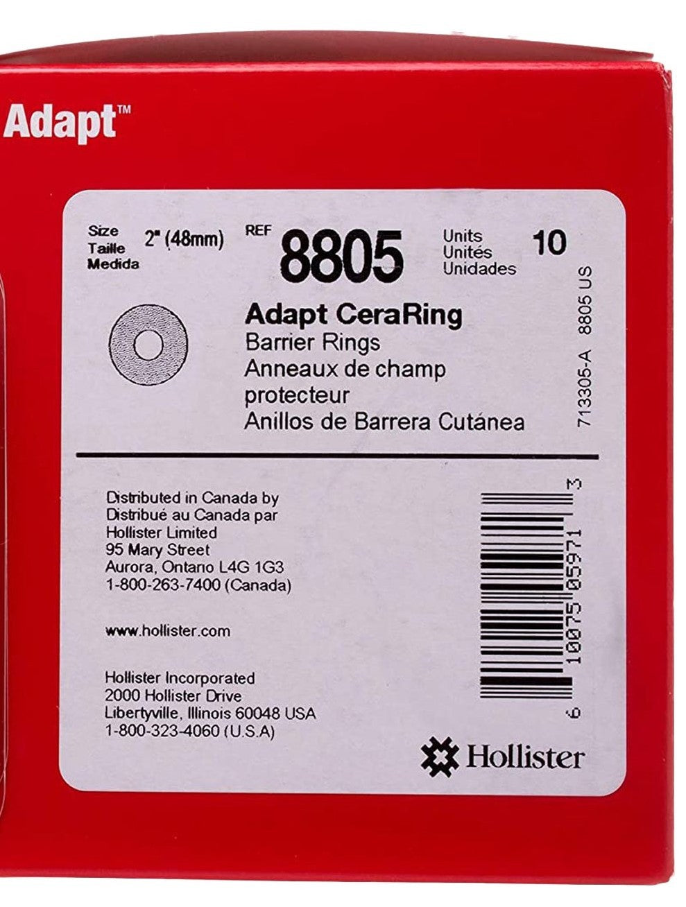 Hollister ADAPT CeraRing 4.5mm/48mm (10 Stk)
