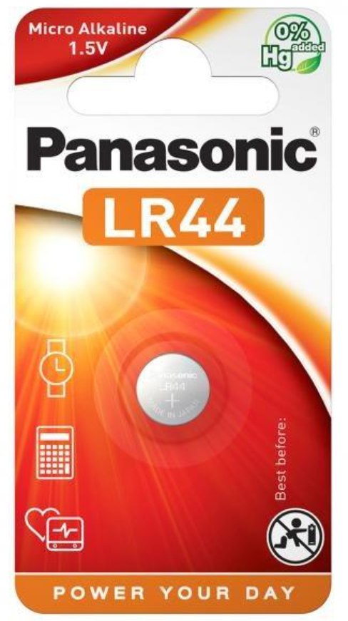 Panasonic Batterien Knopfzelle LR44 (2 Stk)