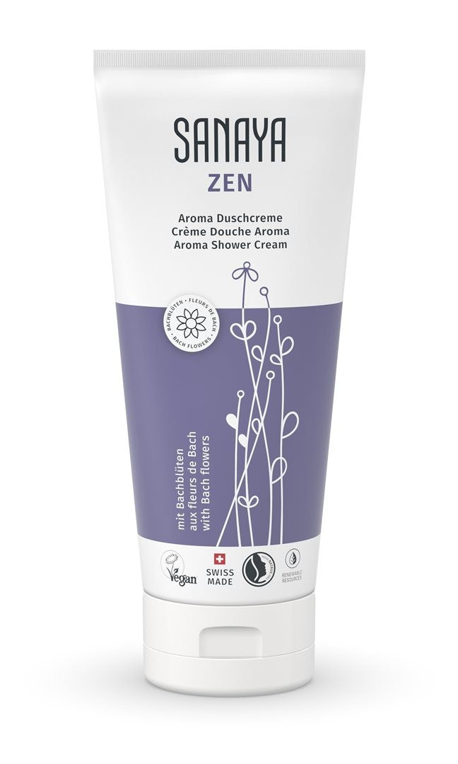 Sanaya Zen Aroma Duschcreme mit Bachblüten (200ml)