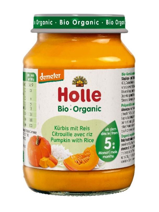 Holle Kürbis mit Reis (190g)