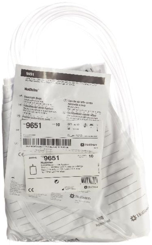 Hollister Bettbeutel 2 Liter, 120cm, unsteril (10 Stk)