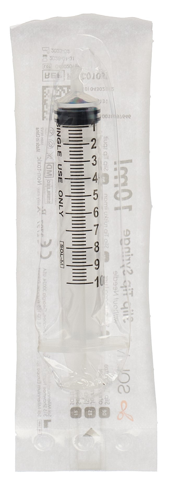 SOL-M Einwegspritze 10ml, SlipTip Box (100 Stk)