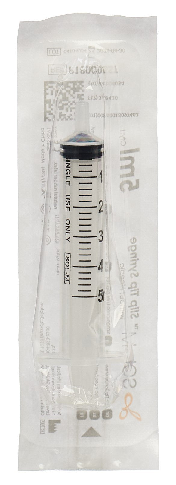 SOL-M Einwegspritze 5ml, SlipTip Box (100 Stk)