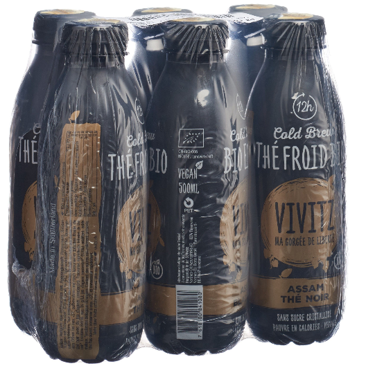 VIVITZ - Bio Eistee Cold Brew Black Tea (6x5dl)