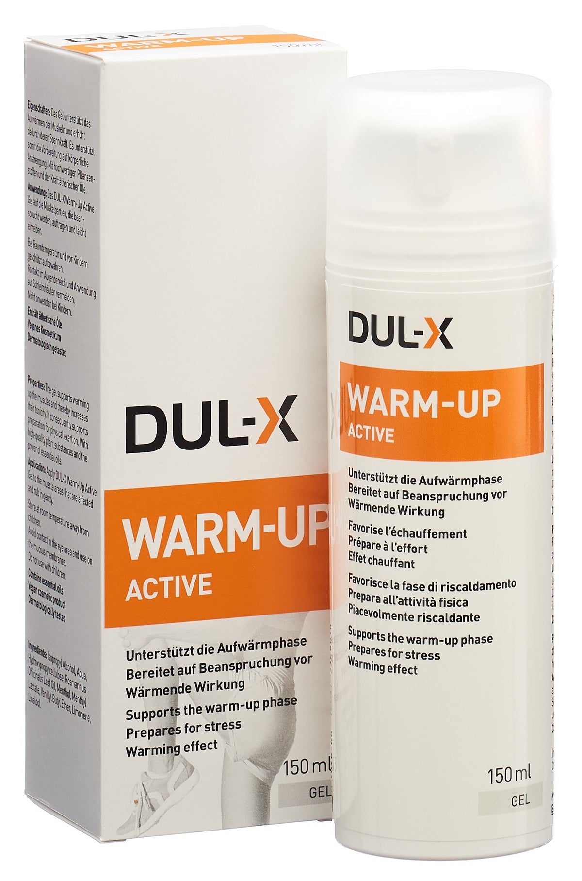 DUL-X Warm-up Active Gel Dispenser (150ml)