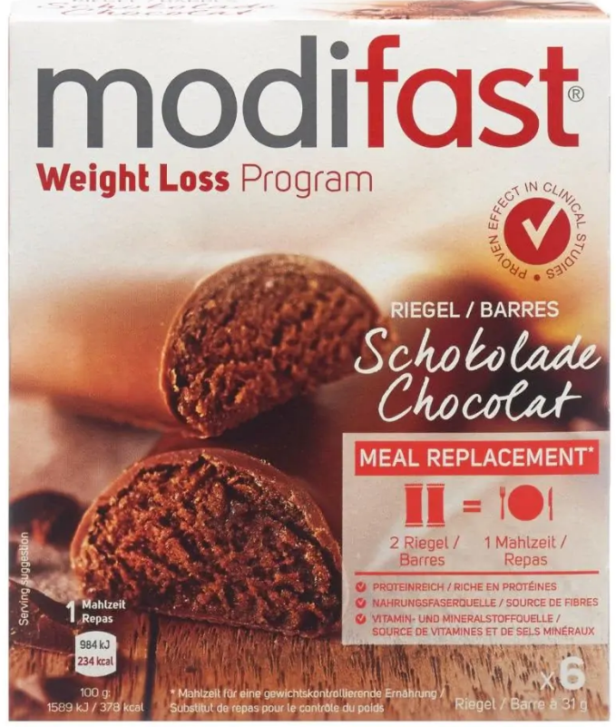 modifast Riegel Schokolade (6x31g)