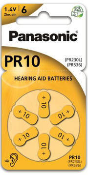 Panasonic Hörgerät Batterien 10 (6 Stk)