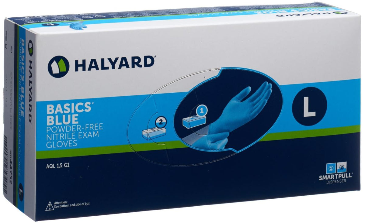 HALYARD Untersuchungshandschuhe L Nitril Basic blau (200 Stk)