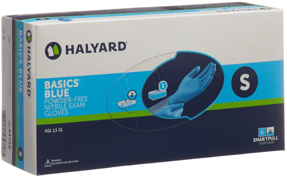 HALYARD Untersuchungshandschuhe S Nitril Basic blau (200 Stk)