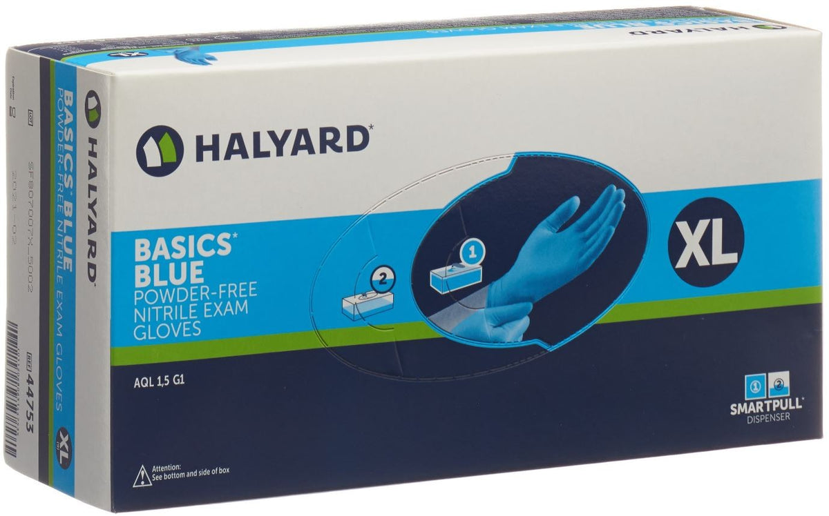 HALYARD Untersuchungshandschuhe XL Nitril Basic blau (200 Stk)