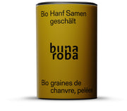 bunaroba Bio Hanf Samen geschält (200g)