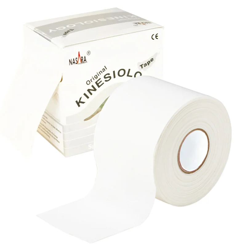 Nasara Kinesio Tape 5cm x 5m, weiss (1 Stk)