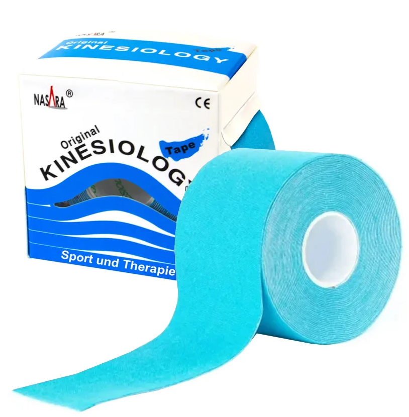 Nasara Kinesio Tape 5cm x 5m, blau (1 Stk)